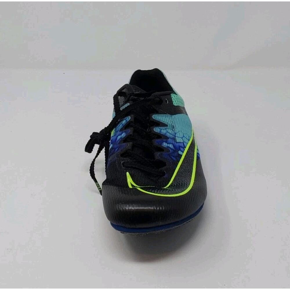 Nike Zoom Rival Sprint Track Spikes Black Green Blue Sz 7 Women/5.5 Men - Picture 11 of 16